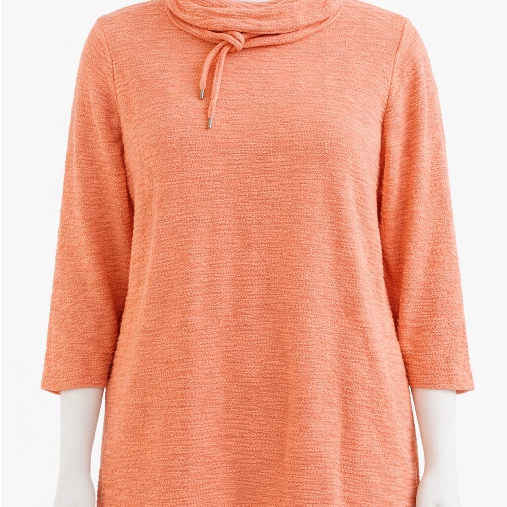 Jones New York Textured Cowl Neck Top – XL